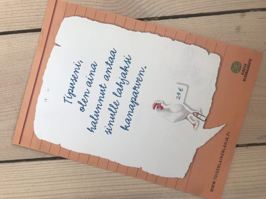 Kirkon Ulkomaanapu ja Toisenlainen lahja 8